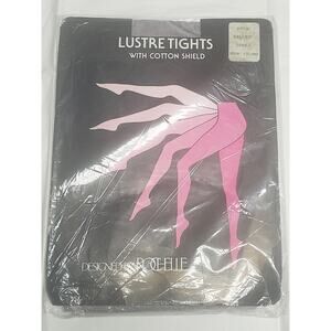 Lustre Tights With Cotton Shield Designed by ROCHELLE | 2992 Silver Small